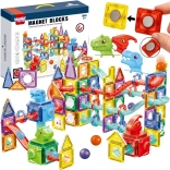Woopie magnetische bouwset 3D – educatieve knikkerbaan 170 onderdelen