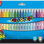 Uitwasbare viltstiften MAPED Color'Peps Jungle, 24 stuks