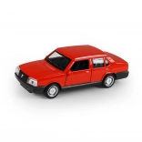 Metalen retro autootje 13 cm met terugtrekmotor 1:32