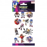 tijdelijke tatoeage SONIC – set zelfklevende motieven