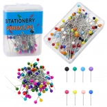 Set spelden met gekleurde kop - 100 stuks