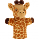 Keeleco pluchen handpop giraffe 27 cm