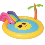Bestway opblaasbaar kinderwaterpark met glijbaan 237 × 201 × 104 cm