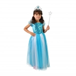 Kinderprinsessen kostuum – blauw, maat S
