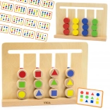 VIGA logische spel – kleuren en vormen Montessori
