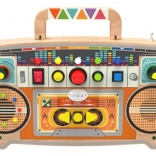 Houten FM-radio – interactief activity board voor kinderen