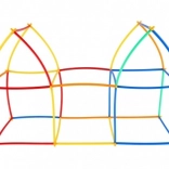 Creatieve bouwset van rietjes