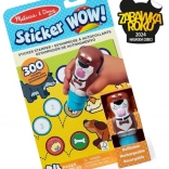 Sticker Wow - Interactief boekje en stempel met stickers - Hond