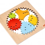 Houten spirograaf GOKI – creatieve tekenset voor kinderen