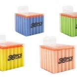 Vervangende foam pijltjes met zuignap, 36 stuks in draagbare doos