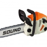 Kinderkettingzaag met veiligheidsbril