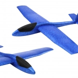 Grote blauwe polystyreen glijder 68 cm