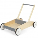 Small Foot houten loopwagen leigrijs