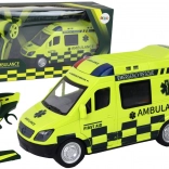 Reddingsambulance met flitslichten op afstandsbediening