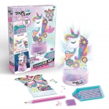 Style4Ever diamant schilderen – lichtgevende unicorn lamp