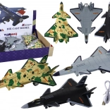 Modelvliegtuig met frictieaandrijving en stoom effect, oplaadbaar, 3 kleuren