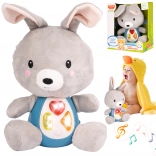 Pluchen konijntje met geluid en licht
