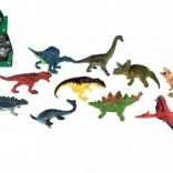 Kunststof mini dinosaurussen 7–9 cm, mix van soorten in zakje