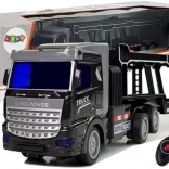 rc sleepwagencombinatie zwart 36 cm met LED-verlichting