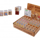 Houten stempel dieren