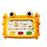 Magnetisch bord Montessori doolhof krab oranje WOOPIE
