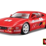 Metaalmodel Ferrari F355 Challenge van Bburago in schaal 1:24