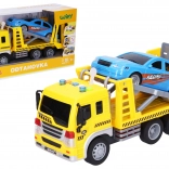 Trekker met auto en effecten 26x10x14 cm - Tsjechische verpakking