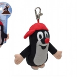 Mol met petje en karabijnhaak 10 cm