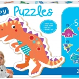 Educa baby puzzel dinosaurussen 5-in-1