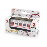 Mini metalen metrotrein 8 cm