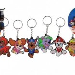 Rubberen sleutelhanger PAW PATROL 10 cm op een draaibare standaard (60 stuks)