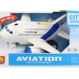 Vliegtuig 1:200 met vliegwiel, licht en geluid