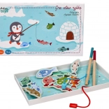 Magnetisch spel - Pinguïn bij de vissen