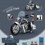 Politiemotor met licht- en geluidseffecten