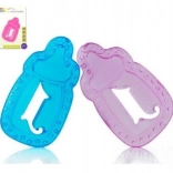 Koelende baby-bijtring in de vorm van een flesje, 11 cm