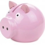 Vilac houten spaarvarken roze