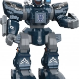 Interactieve op afstand bestuurbare politierobot