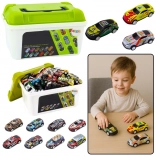 set metalen autootjes in koffer – 50 stuks