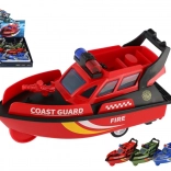 Plastic reddingsboot op traagheidsmotor 14 cm