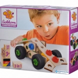 Houten bouwpakket raceauto 3-in-1 35 onderdelen EICHHORN CONSTRUCTOR