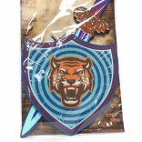 Schuimzwaard en schild met tijgermotief