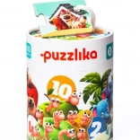 Puzzlika vrienden – mijn eerste cijferpuzzel 1–10, 20 stukjes