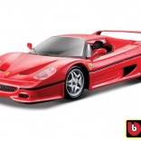 Metalen model Bburago 1:24 Ferrari F50 rood
