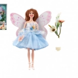 Feeënpop met scharnierende vleugels en accessoires