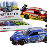 Metalen sportwagen op schaal 1:36