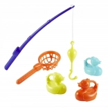 Eendjes vangen – set met hengel, net en 3 eendjes