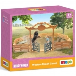 Westerse ranch voor kinderen met paard en cowboy