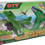 Vliegtuig om te schroeven met boor en vliegwiel