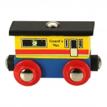 Houten wagon BIGJIGS RAIL voor treinbanen