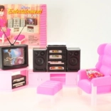 Glorie woonkamerwand – meubelset voor poppen